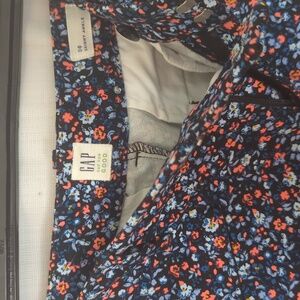 Gap floral skinny pants